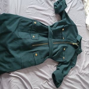 Long comfy coat dress.